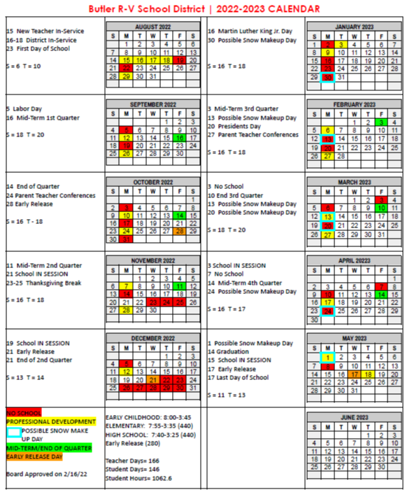 Butler Holiday Schedule 2024 Buffy Coralie